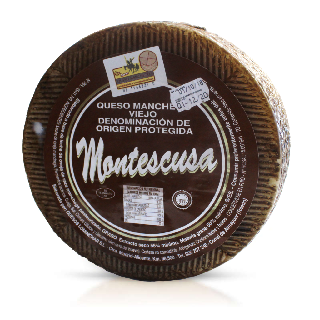 Manchego D.O.P. Cheese Montescusa Old Cured