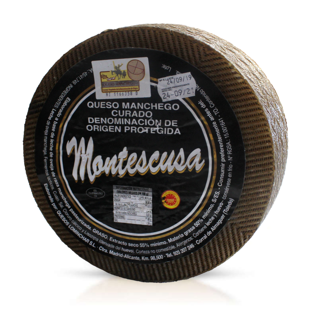 Manchego D.O.P. Cheese Montescusa Cured