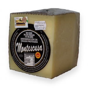 Quarter Manchego D.O.P. Cheese Montescusa Cured