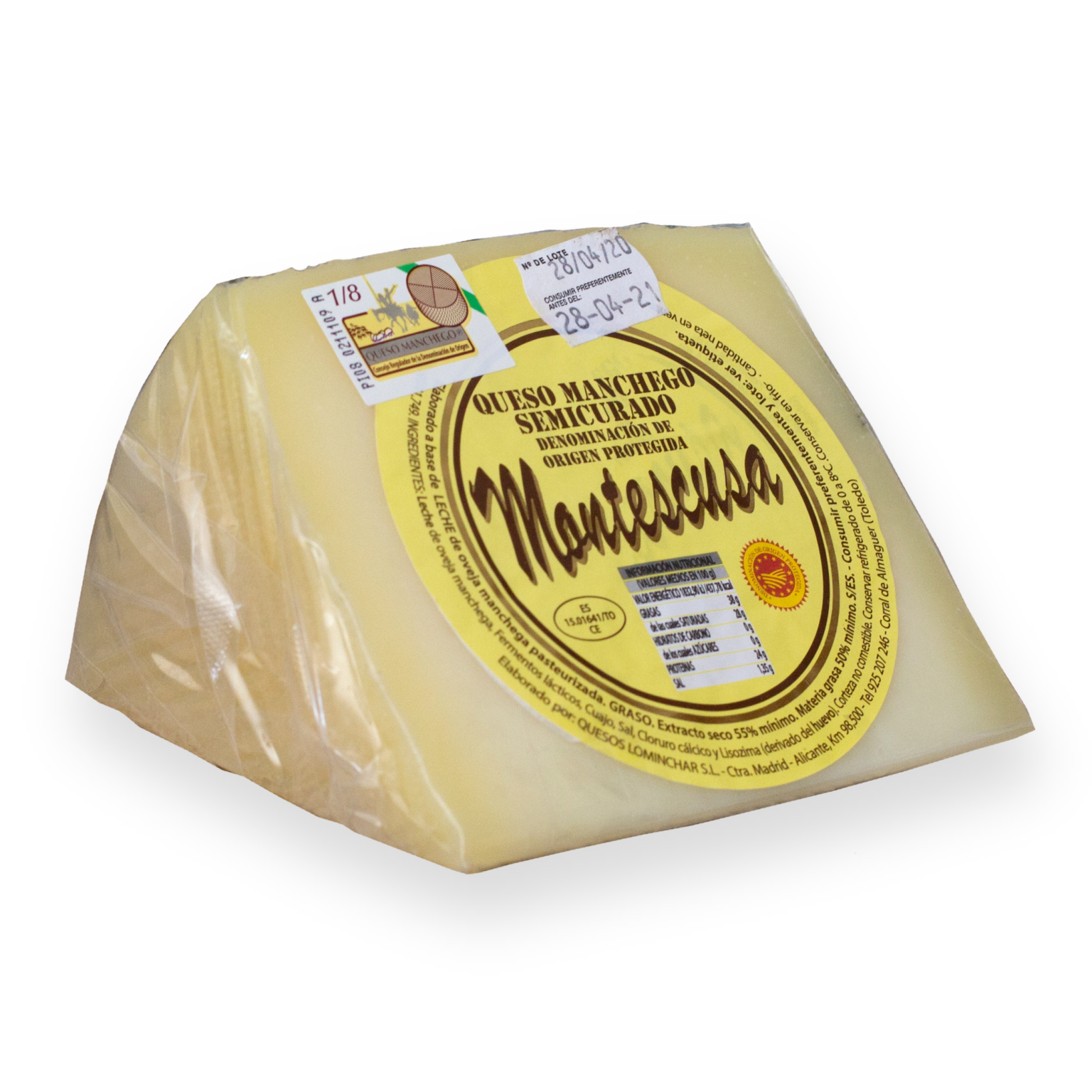 Montescusa Batch (3 Wedges Of Manchego D.O.P. Cheese) Quesos Lominchar