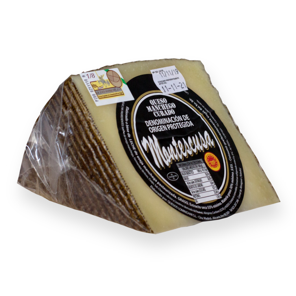 Wedge Manchego D.O.P. Cheese Montescusa Cured