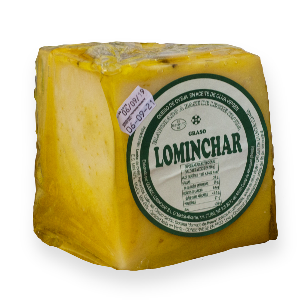 Quarter Lominchar Cheese Cured In Olive Oil